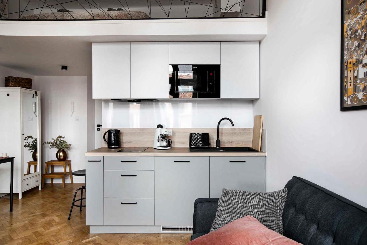 קרקוב Charming Studio With Kitchen - Old Town, Main Station מראה חיצוני תמונה